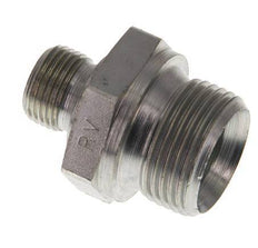 G 3/4'' x G 3/8'' Zinc plated Steel Double Nipple 400 Bar - Hydraulic