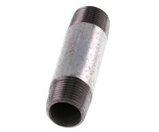 R 3/8'' Zinc plated Steel Double Pipe Nipple 50 Bar DIN 2982 - 60mm [2 Pieces]