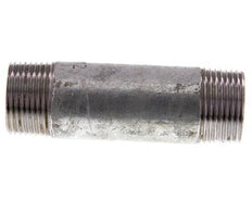 R 1'' Zinc plated Steel Double Pipe Nipple 50 Bar DIN 2982 - 100mm [2 Pieces]