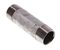 R 1'' Zinc plated Steel Double Pipe Nipple 50 Bar DIN 2982 - 100mm [2 Pieces]