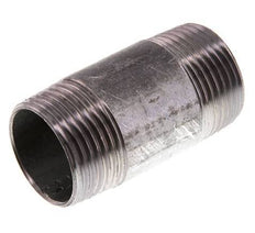 R 1'' Zinc plated Steel Double Pipe Nipple 50 Bar DIN 2982 - 60mm [5 Pieces]