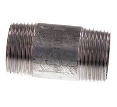 R 1'' Zinc plated Steel Double Pipe Nipple 50 Bar DIN 2982 - 60mm [5 Pieces]