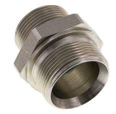 G 1 1/2'' x G 1 1/4'' Zinc plated Steel Double Nipple 315 Bar - Hydraulic