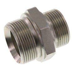 G 1 1/2'' x G 1 1/4'' Zinc plated Steel Double Nipple 315 Bar - Hydraulic