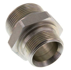 G 1 1/2'' x G 1 1/4'' Zinc plated Steel Double Nipple 315 Bar - Hydraulic