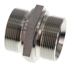 G 2'' Zinc plated Steel Double Nipple 160 Bar - Hydraulic