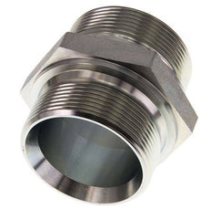 G 2'' Zinc plated Steel Double Nipple 160 Bar - Hydraulic