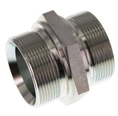 G 2'' Zinc plated Steel Double Nipple 160 Bar - Hydraulic