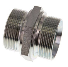 G 2'' Zinc plated Steel Double Nipple 160 Bar - Hydraulic