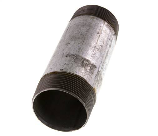 R 2'' Zinc plated Steel Double Pipe Nipple 50 Bar DIN 2982 - 150mm