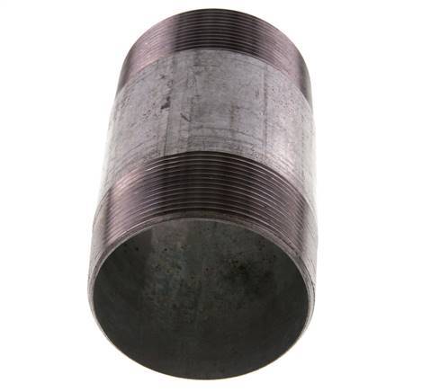 R 2 1/2'' Zinc plated Steel Double Pipe Nipple 50 Bar DIN 2982 - 120mm