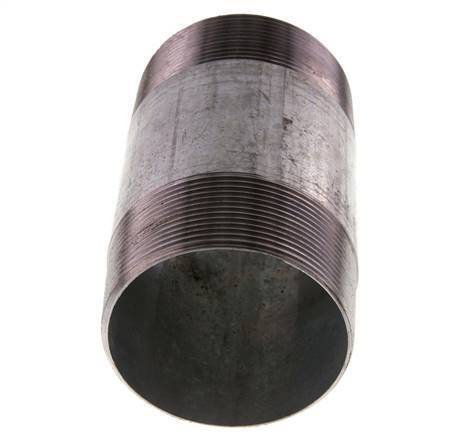 R 2 1/2'' Zinc plated Steel Double Pipe Nipple 50 Bar DIN 2982 - 120mm