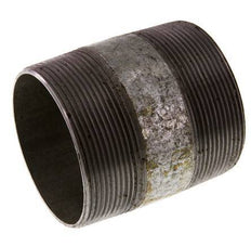 R 2 1/2'' Zinc plated Steel Double Pipe Nipple 50 Bar DIN 2982 - 80mm