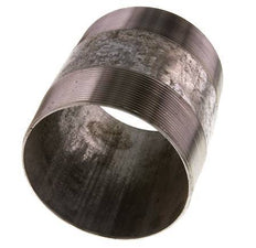 R 4'' Zinc plated Steel Double Pipe Nipple 50 Bar DIN 2982 - 120mm