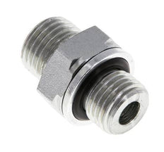 UNF 9/16''-18 x G 1/4'' Zinc plated Steel Double Nipple ORFS 630 Bar - Hydraulic