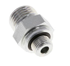 UNF 9/16''-18 x G 1/8'' Zinc plated Steel Double Nipple ORFS 630 Bar - Hydraulic