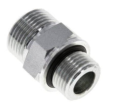 UNS 1''-14 x G 1/2'' Zinc plated Steel Double Nipple ORFS 400 Bar - Hydraulic