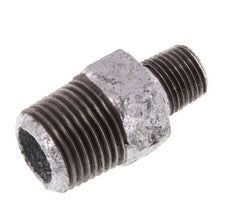 R 1/2'' x R 1/4'' Zinc plated Cast iron Double Nipple 25 Bar [2 Pieces]