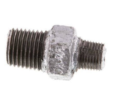 R 1/4'' x R 1/8'' Zinc plated Cast iron Double Nipple 25 Bar