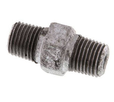 R 1/4'' Zinc plated Cast iron Double Nipple 25 Bar [2 Pieces]