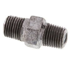 R 1/4'' Zinc plated Cast iron Double Nipple 25 Bar [2 Pieces]