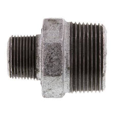 R 1 1/4'' x R 3/4'' Zinc plated Cast iron Double Nipple 25 Bar