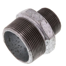 R 2'' x R 1 1/4'' Zinc plated Cast iron Double Nipple 25 Bar