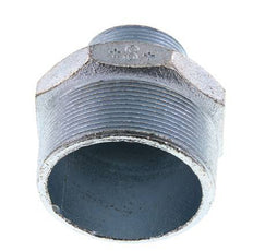 R 2 1/2'' x R 1 1/2'' Zinc plated Cast iron Double Nipple 25 Bar