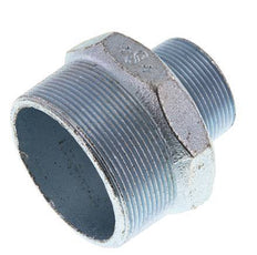 R 2 1/2'' x R 1 1/2'' Zinc plated Cast iron Double Nipple 25 Bar