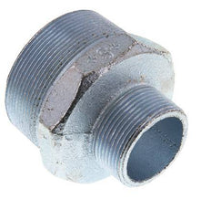 R 2 1/2'' x R 1 1/2'' Zinc plated Cast iron Double Nipple 25 Bar