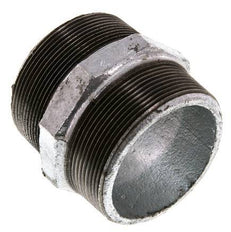 R 2 1/2'' Zinc plated Cast iron Double Nipple 25 Bar