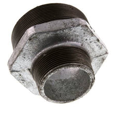 R 3'' x R 2'' Zinc plated Cast iron Double Nipple 25 Bar