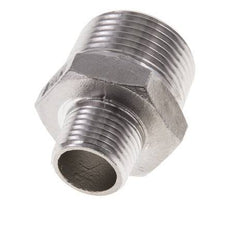 1/2'' NPT x 1'' NPT Stainless steel Double Nipple 16 Bar