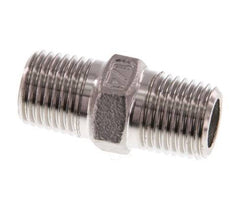 R 1/4'' Stainless steel Double Nipple 16 Bar [2 Pieces]