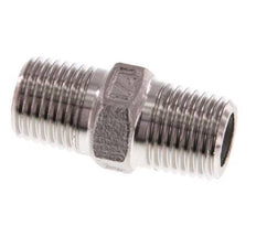 R 1/4'' Stainless steel Double Nipple 16 Bar [2 Pieces]