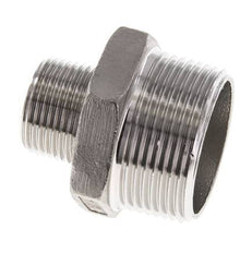 3/4'' NPT x 1 1/4'' NPT Stainless steel Double Nipple 16 Bar