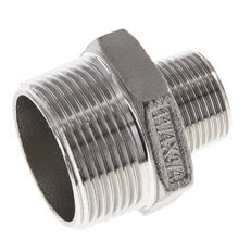 3/4'' NPT x 1 1/4'' NPT Stainless steel Double Nipple 16 Bar