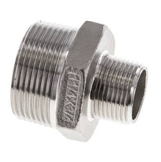 3/4'' NPT x 1 1/4'' NPT Stainless steel Double Nipple 16 Bar