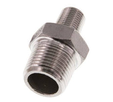 R 3/8'' x R 1/8'' Stainless steel Double Nipple 16 Bar [2 Pieces]