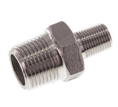 R 3/8'' x R 1/8'' Stainless steel Double Nipple 16 Bar [2 Pieces]