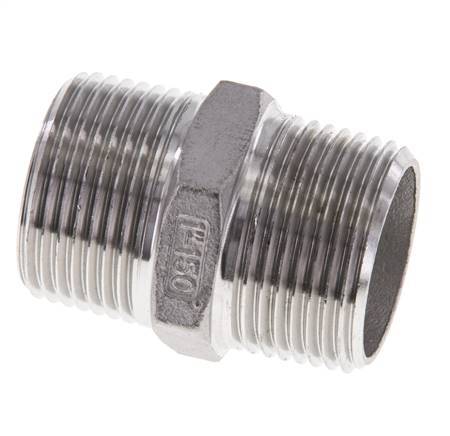 1'' NPT Stainless steel Double Nipple 16 Bar