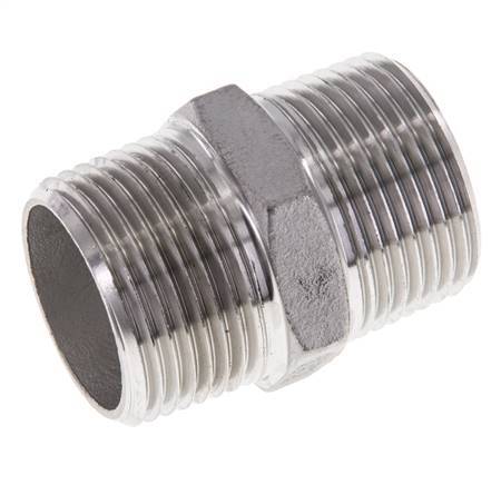 1'' NPT Stainless steel Double Nipple 16 Bar