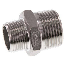 R 1'' x R 3/4'' Stainless steel Double Nipple 16 Bar