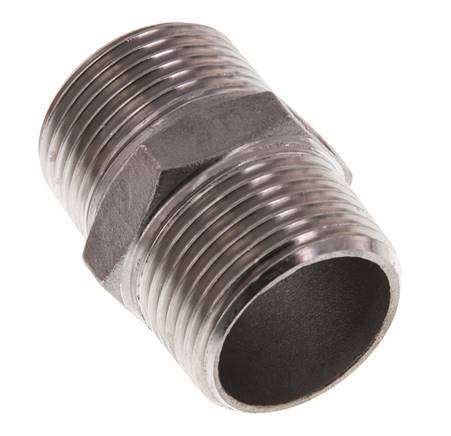 R 1'' Stainless steel Double Nipple 16 Bar