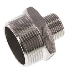 R 1 1/2'' x R 3/4'' Stainless steel Double Nipple 16 Bar