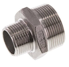 R 1 1/2'' x R 1'' Stainless steel Double Nipple 16 Bar