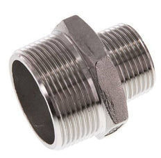 R 1 1/2'' x R 1'' Stainless steel Double Nipple 16 Bar