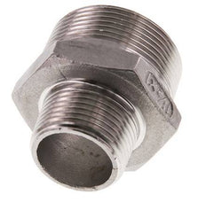 R 1 1/2'' x R 1'' Stainless steel Double Nipple 16 Bar