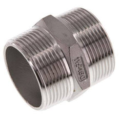 R 1 1/2'' Stainless steel Double Nipple 16 Bar