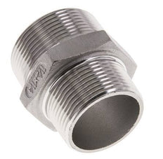 1 1/4'' NPT x 1 1/2'' NPT Stainless steel Double Nipple 16 Bar